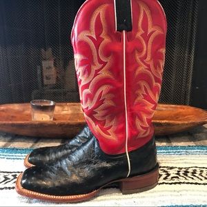 Justin Full Quill Ostrich Boots